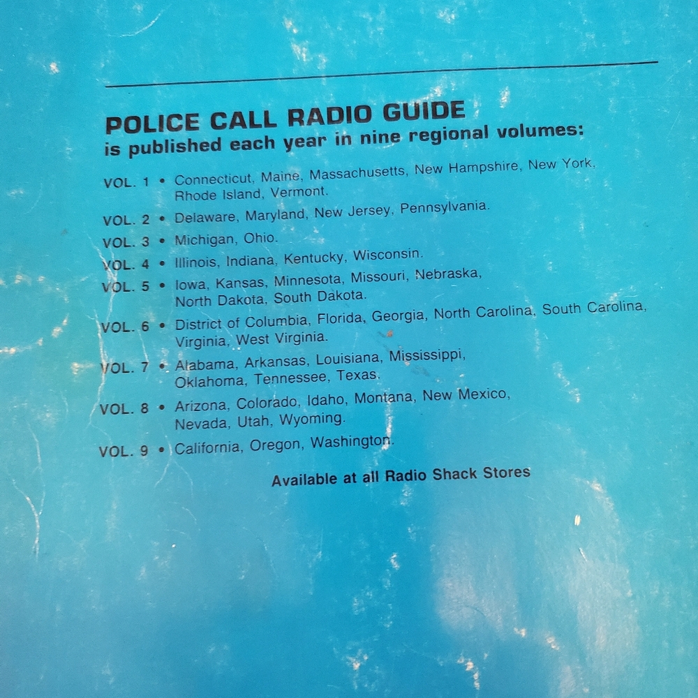 Police Call Radio Guide,1990 Ed - Picture 3 of 12